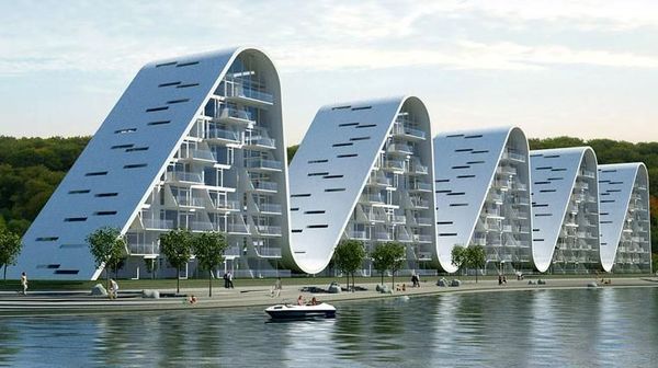 Ada Apartemen Bentuknya Seperti Ombak, Penasaran?