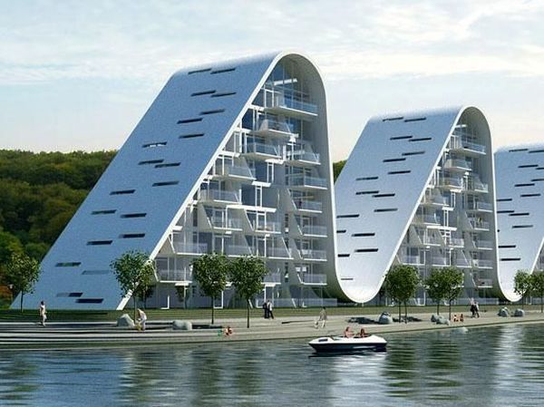 Ada Apartemen Bentuknya Seperti Ombak, Penasaran?