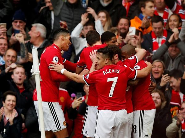 Foto: Dua Serangan Kilat Menangkan MU atas Liverpool