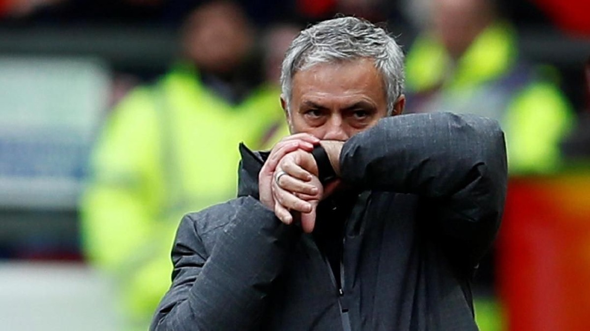 Jose Mourinho di laga lawan Liverpool (Foto: Jason Cairnduff/Action Images via Reuters)