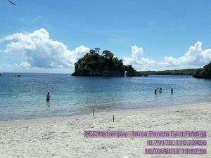 Tim Crisis Center Kemenpar: Laut Nusa Penida di Bali Bersih