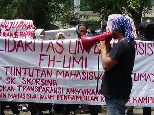 Demo Dana Kampus, 2 Mahasiswa UMI Diskors Setahun