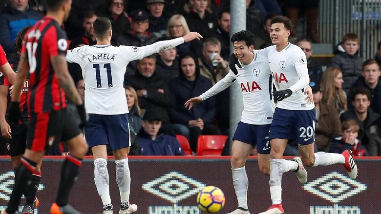 Tertinggal Lebih Dulu, Spurs Tundukkan Bournemouth 4-1 Tertinggal Lebih Dulu, Spurs Tundukkan Bournemouth 4-1