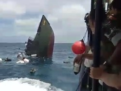 TNI Periksa Awak Kapal yang Tenggelam di Kepulauan Seribu