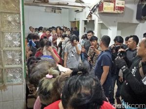 Foto: 87 Penjudi Ditangkap Polisi di Sawah Besar