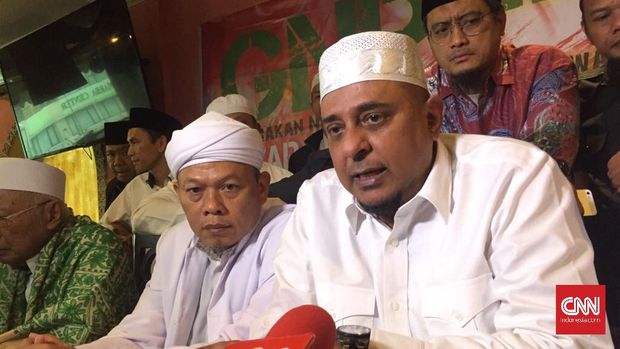 Ketua GNPF Ulama Yusuf Muhammad Martak, di Jakarta, Senin (12/3).