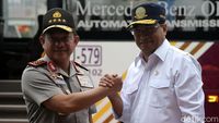 Kapolri dan Menhub Resmikan Penerapan Ganjil Genap di Tol Bekasi