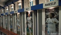Ruang ganti pemain Real Madrid di Santiago Bernabeu. (Femi Diah/detikSport)