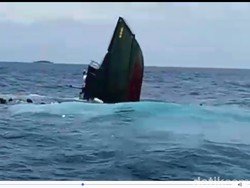 TNI: Kapal Tenggelam di Kepulauan Seribu karena Kebocoran Pipa