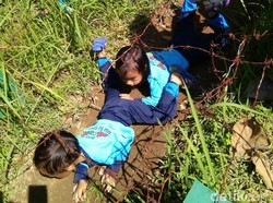 Melihat Cerianya Anak-anak Outbond Sebelum Tank Tenggelam di Purworejo
