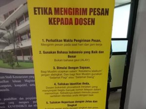 Kata Mahasiswa dan Dosen UP soal Etika Kirim Pesan