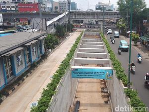 Melihat Progres Pembangunan Underpass Matraman di Pertengahan Maret