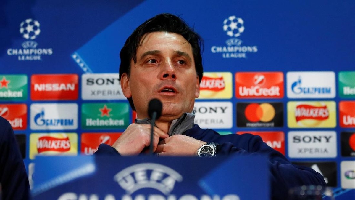 Pelatih Sevilla Vincenzo Montella yakin timnya bisa menyingkirkan Manchester United dari Liga Champions. (Foto: Jason Cairnduff/Reuters)