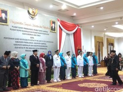Usai Lantik Empat Pj, Ini Pesan Gubernur Soekarwo Jelang Pilkada