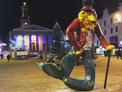 Patung Merlion di Singapura, Punya Saudara yang Gaul di Skotlandia