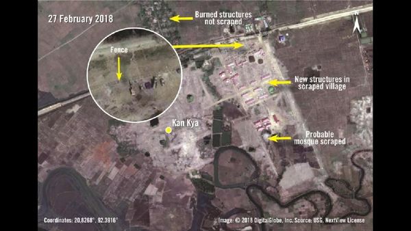 Foto: Penampakan Pangkalan Militer Myanmar di Desa Rohingya