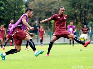 Jelang Lawan Song Lam Nghe An, Persija Gelar Latihan