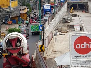 Sudah Bulan Maret, Begini Progres Underpass Mampang