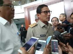 Sandi Sebut Penurunan Tanah di DKI Seperti Tokyo Era 60-an