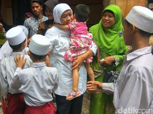 Khofifah Soroti Susahnya Anak Ponpes Millinium Dapat Akte Lahir