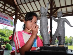 Antusiasnya Pelajar SD/MI Ikuti Pekan Seni Pelajar Banyuwangi
