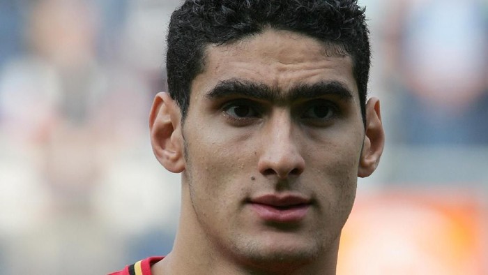 HEERENVEEN, NETHERLANDS - JUNE 13:  Marouane Fellaini of Belgium during the UEFA European Under-21 Championships match between Israel U21 and Belgium U21 at the Abe Lenstra on June 13, 2007 in Heerenveen,Holland.  (Photo by Phil Cole/Getty Images)