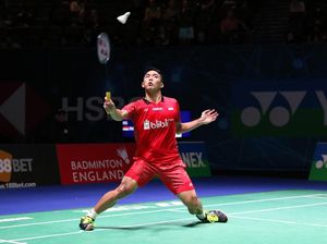 Jonatan Christie Meluncur Mulus ke Babak Kedua Jonatan Christie Meluncur Mulus ke Babak Kedua