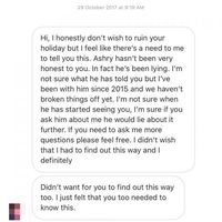 percakapan wanita lain yang mengaku pacar Ashry