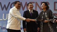 Senyum-senyum, Fadli Zon dan Sri Mulyani Akur di DPR