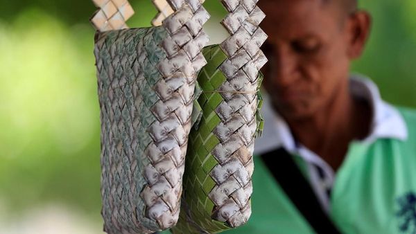 Foto: Ketika Uang Venezuela Jadi Barang Seni