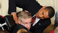 Momen Stephen Hawking Bersama Obama dan Tokoh Penting Dunia