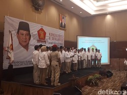 Pengurus Gerindra di Jabar Deklarasikan Prabowo Capres 2019