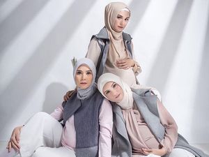 Kompaknya Trio Bumils saat Pregnancy Photo