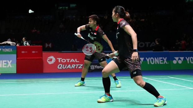 Greysia Polii/Apriyani Rahayu baru sekali mengikuti Kejuaraan Dunia Bulutangkis.