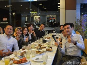 Menang DiTraktir Detikcom, Wiratmoko Ajak 20 Teman Makan Bareng