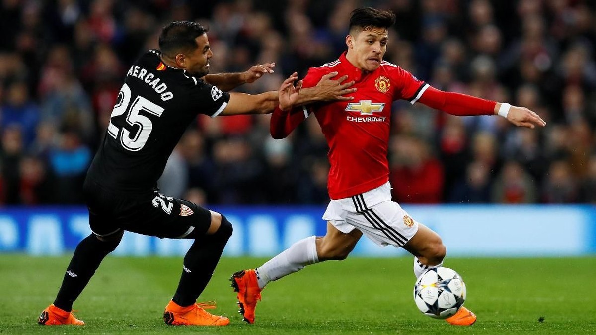 Manchester United dan Sevilla sama kuat 0-0 di babak pertama (Foto: Jason Cairnduff/Action Images via Reuters)