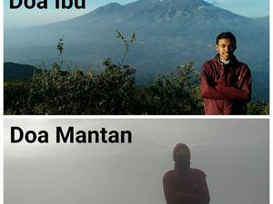 Senyum Dulu Pagi Ini, Lihat Meme Kocak Pendaki Gunung