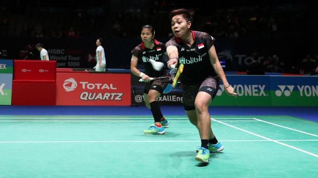 Greysia Polii/Apriyani Rahayu tersingkir dari Indonesia Open.