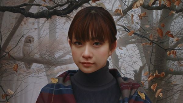 Keren! Lukisan Nyata Gadis Cantik Mirip Jepretan Kamera