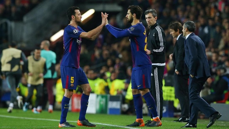 Barca Menang, Busquets Cedera Barca Menang, Busquets Cedera