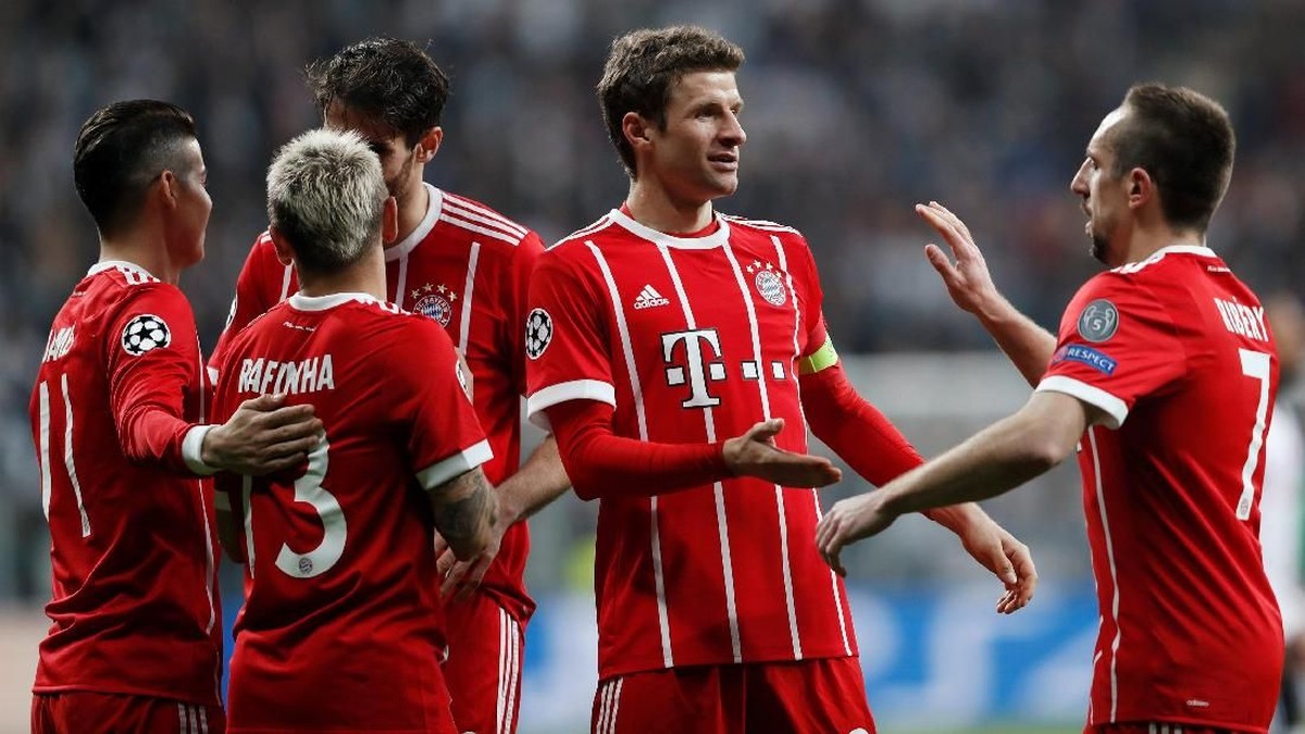 Bayern Munich menargetkan treble gelar di akhir musim 2017/18. (Foto: Murad Sezer/Reuters)