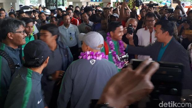 Timnas U-16 Tiba di Tanah Air Usai Menjuarai Turnamen Jenesys