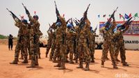 779 Prajurit TNI di Sudan Terima Medali PBB