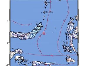 Gempa 5,1 SR Guncang Bitung Sulut, Tak Berpotensi Tsunami