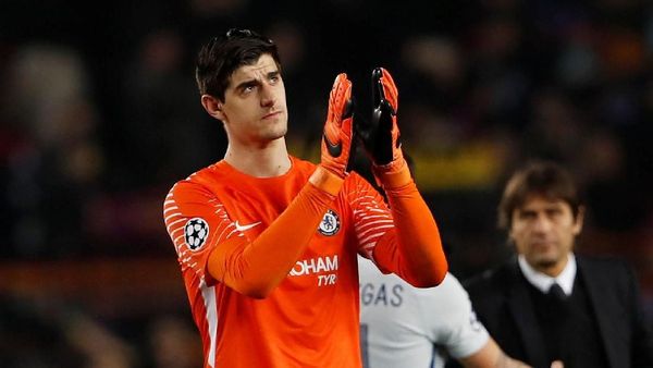 Foto: Courtois Jadi Sasaran Ledekan Setelah Dikolongi Messi