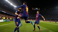 10. Manchester United, Basel, dan Barcelona sama-sama punya 13 gol sampai dengan berakhirnya babak 16 besar, kompak pula dengan rata-rata 1,63 gol per partai. Bedanya, MU dan Basel sudah tersingkir sedangkan Barca lolos ke perempatfinal. (Foto: Susana Vera/Reuters)