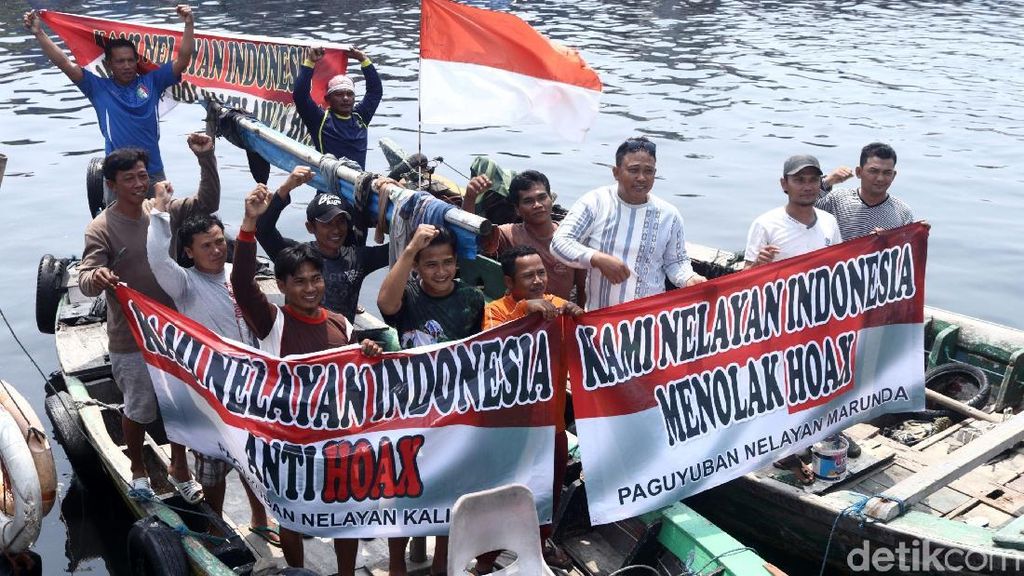 Nelayan Cilincing Tolak Hoax Nelayan Cilincing Tolak Hoax
