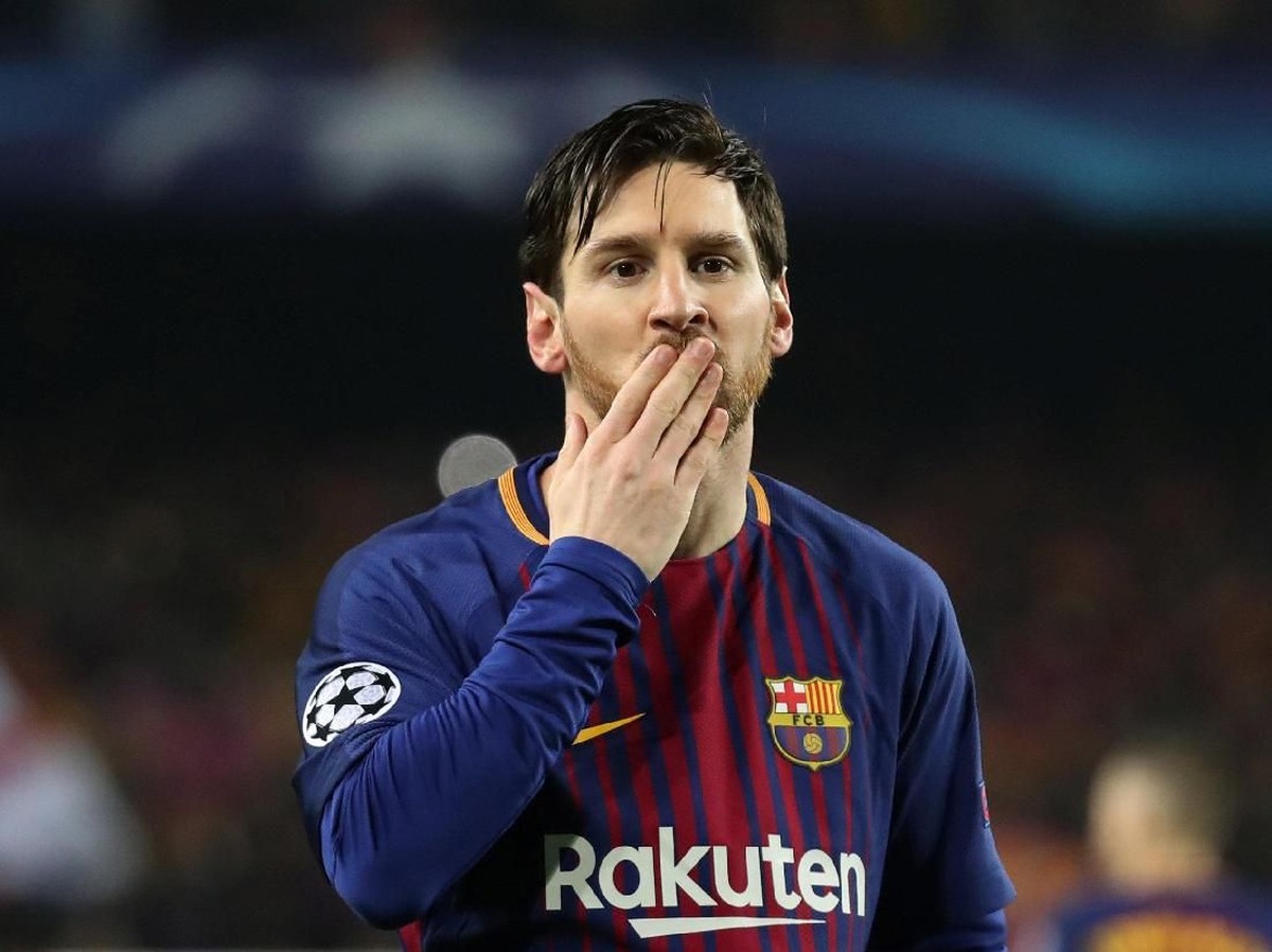 Pemain Barcelona, Lionel Messi. (Foto: Susana Vera/Reuters)