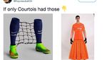 Foto: Courtois Jadi Sasaran Ledekan Setelah Dikolongi Messi