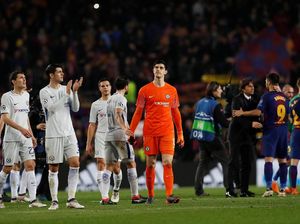 Courtois Akui Bersalah Saat Chelsea Disingkirkan Barca